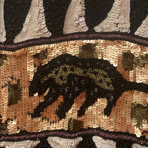 Vintage sequined and beaded - Picture 4 of 5